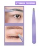 PLABBDPL Eyebrow Set of 4 Eyebrow Scissors with Comb, Eyebrow
