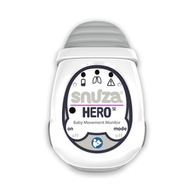 Snuza Hero Baby Monitor: Alerts When No Movement Detected, Gentle Vibration Pre-Alerts, Attaches to Nappy, No WiFi/Bluetooth, Medical Grade Material. Safer Sleep for Babies, Better Sleep for Parents.