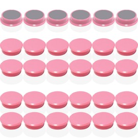 DUJEQM Pack of 30 Magnets for Magnetic Board Magnets Strong Fridge Magnets Fridge Magnets Mini Magnets Small Magnets Whiteboard Magnets Colourful Magnet Round Board Magnets for Magnetic Wall Pin Board