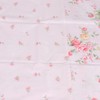 Pink Cotton Pillowcase for Hair and Skin, Floral Printed Pillow