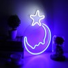 LED Neon Lamp USB Moon Star Pattern Sign Light Home