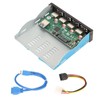 Front Panel USB 3.1 Hub 3.25in 10Gbps 4 Downstream Ports