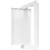 6" x 10" White Plastic Access Panel. Service Shaft Door