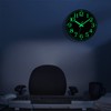 Warminn Wall Clock - 12 inch Glow in The Dark