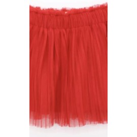 Matilda Jane NWT Matilda Jane Heart to Heart Smell The Roses Red Tulle Skirt Size 14 NEW