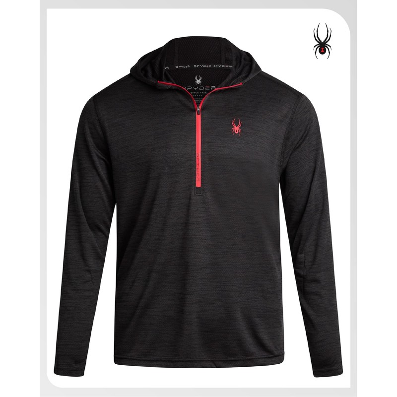 Spyder Mens Sweatshirt - Lightweight Athletic Half Zip Pullover Mens