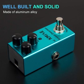 lotmusic Kmise Crunch Distortion Electric Guitar Effects Pedal Mini Single Type DC 9V True Bypass