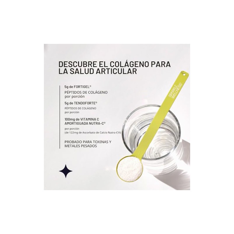 Sparkle Wellness P?ptidos de Col?geno Fortigel y Tendoforte