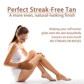 GAIYAH Tanning Mitts Self Tanner - Tanning Mitten Self Tanning Mitt Applicator Tanning Glove For Self Tan Mitt Applicator Self Tanner Mitt Applicator With Thumb Ultra Soft