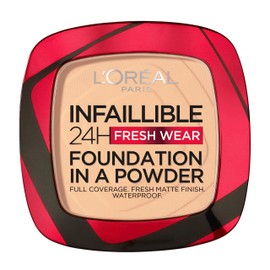 L'Oréal Paris Infaillible 24H Fresh Wear Make-up Powder 40 Sand Long Lasting & Matte Makeup Powder, Waterproof, Sweat proof, Up to 24H Hold