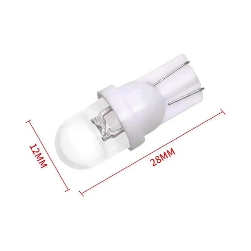 Led T10 1 Smd Led Blanco Automotriz Tipo Pellizco 10