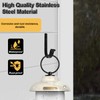 Scettar 20 Pcs Black Hooks for Hanging, Black Single Hook