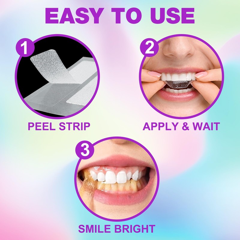Teeth Whitening Strips,7-Day whitening Strips,Sensitive Teeth Whitener,Enamel Safe for Whiter