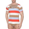 Landofgenie Onesie Pyjamas with Drooling Bib for Men Short Sleeve