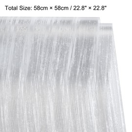 MECCANIXITY Flower Wrapping Paper Waterproof Bouquet Floral Paper Fine Grained Solid Color Grey 22.8 x 22.8 Inches 10 Pcs