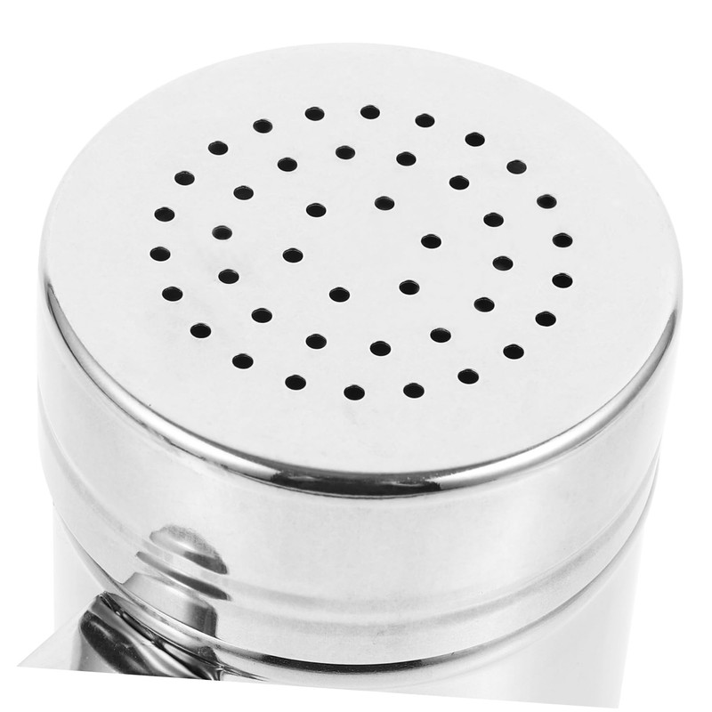SHOWERORO 3pcs Stainless Steel Powdered Sugar Shaker Baking Duster Lid