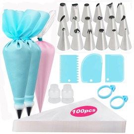 Suministros para decoración de pasteles, Kit de Boquillas, Boca de Decoración rusa, Herramienta de Decoración de Pasteles, Boquillas para Manga Pastelera,para Principiantes y Amantes de la Pastelería