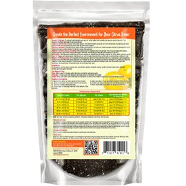 GARDENWISE Premium Citrus Potting Mix: Organic Soil for Indoor/Outdoor Trees - Perfect for Oranges, Lemons, Limes & Grapefruits - Hand Blended for Optimal Growth (Citrus Potting Mix, 3, QUARTS)