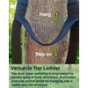 MLNSUNNY Climbing Aider, 3-Step Rope Ladder, Double-Thickened for Hunting Tree