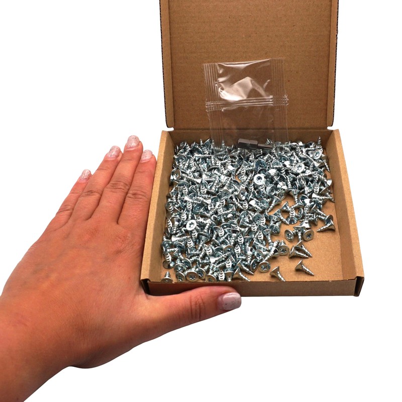 SKIR'CO (Pack of 300) 4.0 x 12 mm Galvanised Steel