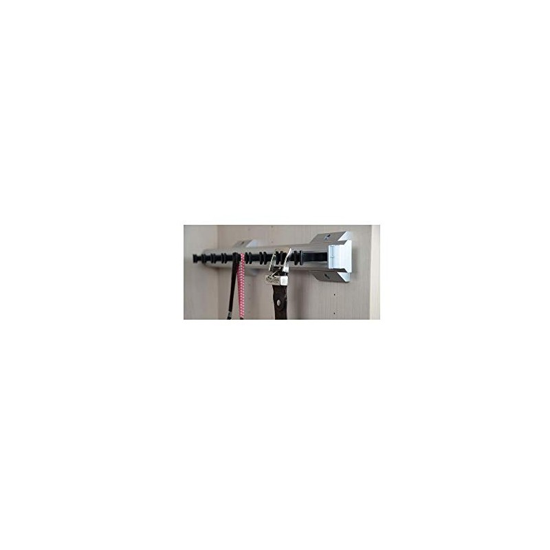 WOOD TECHNOLOGY Sliding Belt Rack for Closet with Sleek and