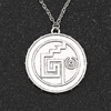PIDAK Pirate medallion with skull - Caribbean - colour silver