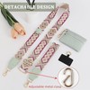 NUJOLI Phone Strap Crossbody, Detachable Cell Phone Lanyard for Women,