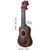 BESPORTBLE Plastic Ukulele Toy for Kids - Miniature Musical Instrument
