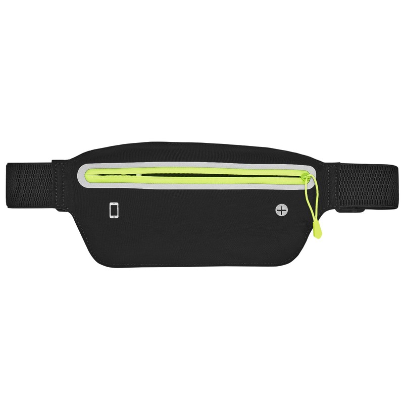 YOMYM Cinturón para Correr, Bolsa de Cintura sin Rebote Ultra
