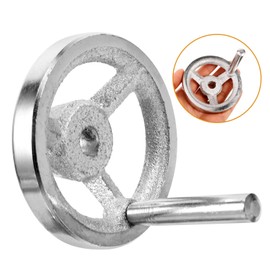 GLEAVI Milling Machine Handwheel Square Edge Metal Hand Wheel for Lathe Easy Installation