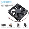 GDSTIME 80mm x 20mm 8020 12V Dc Brushless Cooling Fan