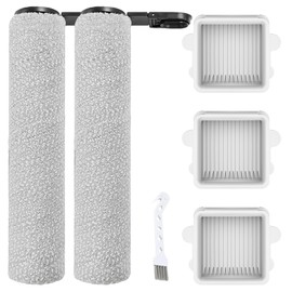 Rrochio Zubehör für roborock F25, 2 Bürstenrolle und 3 Filter für roborock F25 LT, F25 RT, F25 ACE, F25 ALT, F25 ACE Combo, F25 Combo Nass-Trocken Staubsauger Ersatzteile Zubehörsets Original