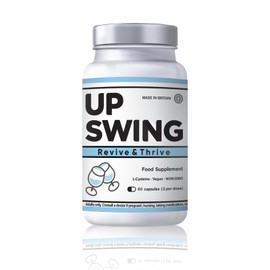 Upswing Vitamin C B12, L-Cysteine HCL Provides Glutathione, Vitamins B1, B2, B3, B6, B12, Folic Acid Biotin, Post-Social Recovery, Healthier Morning, Food Supplement Vegan Capsules-60 Power Pack