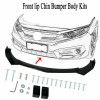 Unbranded For Subaru Impreza Front Rear Bumper Lip Spoiler Splitter