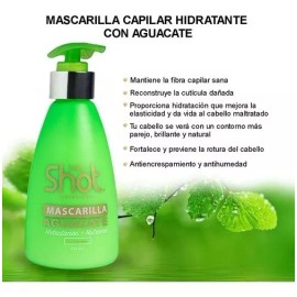 Kolor Shot Profesional 1 Mascarilla Aguacate Hidratación Y Nutrición
