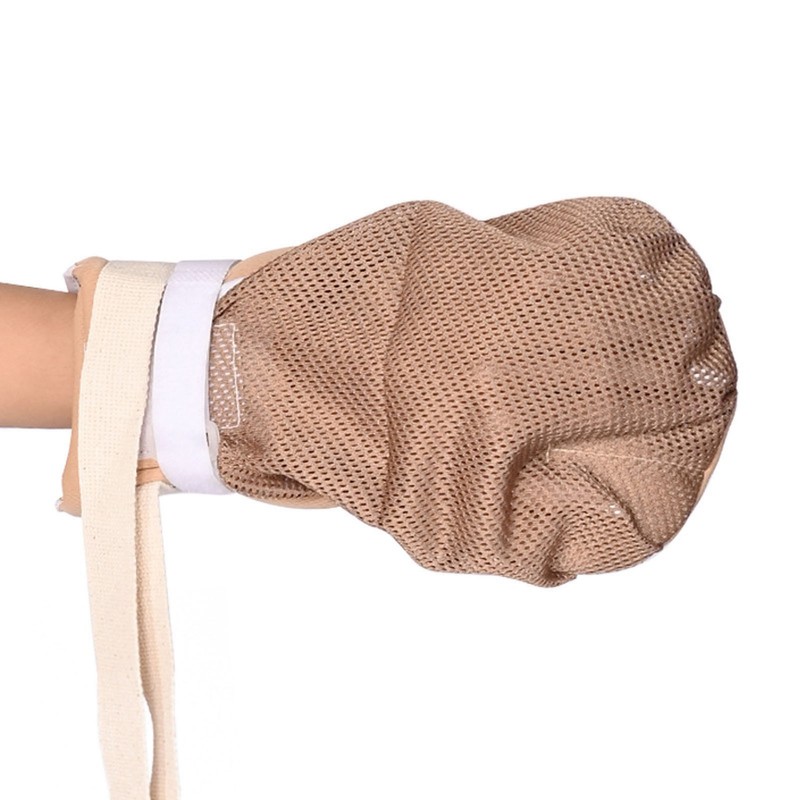 Medical Double Security Mitts Breathable Mesh Comfort Protection Improve Nursing
