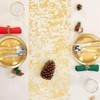 1 Roll 3 Yards Gold Table Runner 29CM Glitter Foil