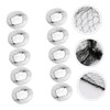 Ipetboom 80pcs Black Elastic Mesh Bun Hair Nets for Women