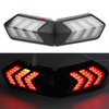 Keenso Helmet Light,Universal Sensing Turn Signals Smart Tail Light for