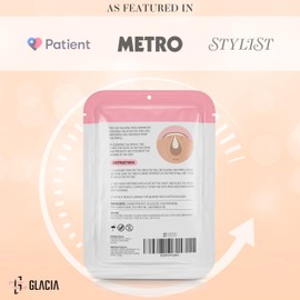 Spot Patches by Glacia® – 24 Pack of Hydrocolloid Pimple Patches for All Skin Types – Spot Stickers Made With Natural Oils, Tea Tree and Calendula