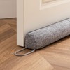 Sunolga 38" Linen Door Draft Stopper Blocks Hot and Cold