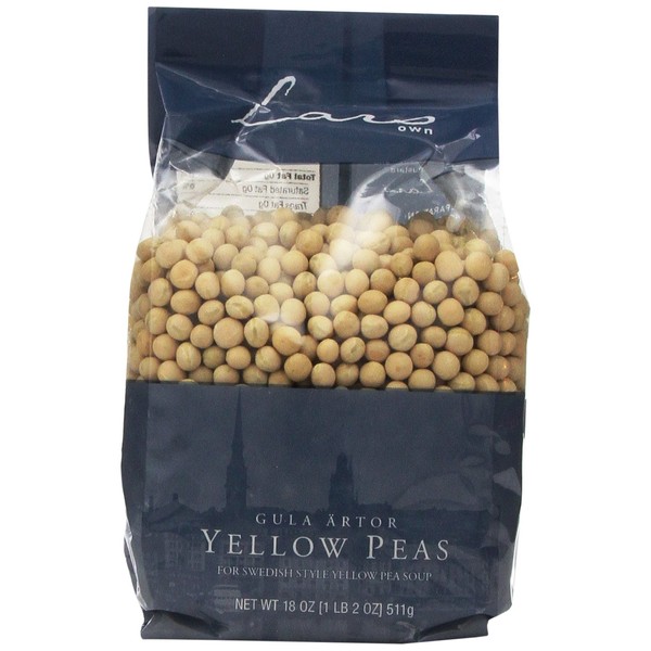 Lar's Own Peas Yellow, 18-Ounce (Pack of 6)