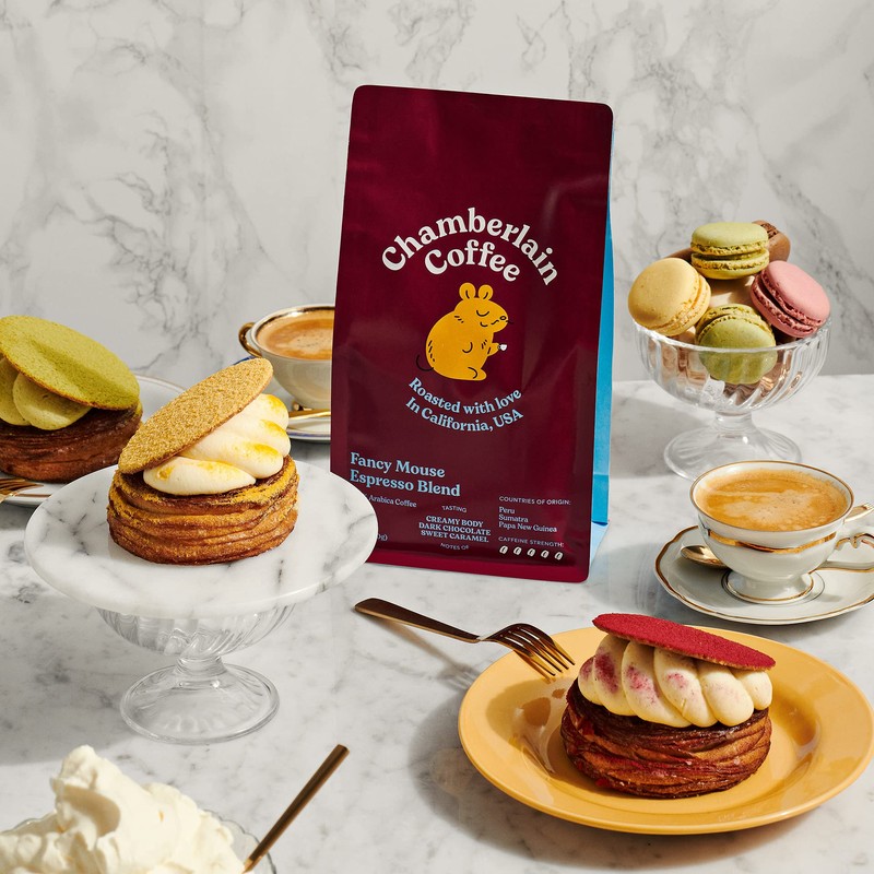 Chamberlain Coffee Fancy Mouse Espresso Blend - Extra Bold, Dark