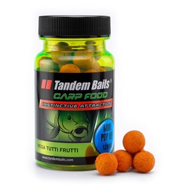 Tandem Baits Carp Feed Fishing Food Pop Ups Boilies Zig Rig Chod Rig Hook Bait Carp Food Perfection Mini Pop-Up 12mm 30g Mega Tutti Frutti