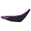 Enjoy Mfg 1994-1998 Kawasaki KX125/250 gripper seat cover BLACK/PURPLE/BLACK rib