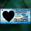 Red Ocean Cruise Countdown Holiday Plaque - Hanging Holiday Countdown