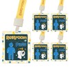 Hall Pass Lanyards with Card Passes, Unbreakable School Classroom Office
