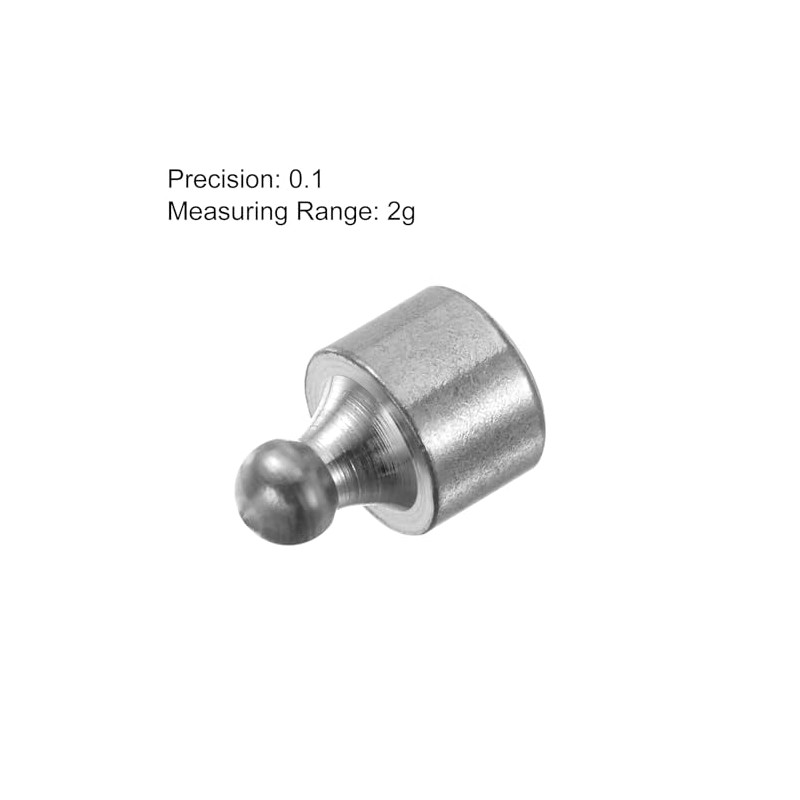 sourcing map Calibration Weight 2g Stainless Steel Precision Calibration Scale