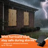 Hurricane Window Clips for Plywood - Hurricane Window Panel Clips