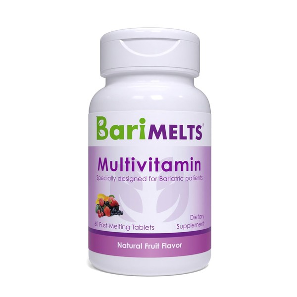 BariMelts Bariatric Multivitamin - 1 Month Supply (60 Fast-Dissolving Tablets) - Sugar-Free - Post-Op Bariatric Vitamins​